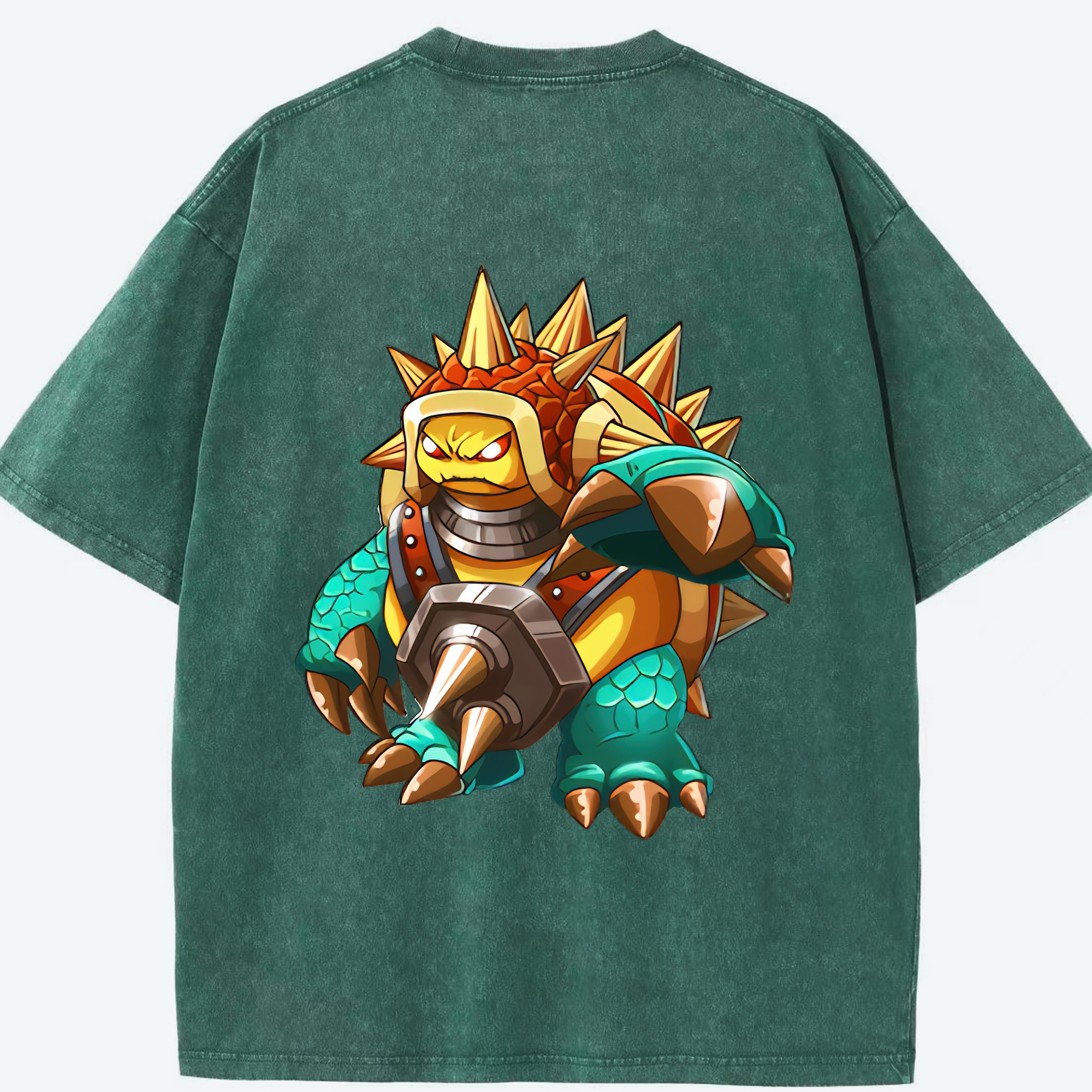 リーグ・オブ・レジェンド League of Legends LOL 綿100% ヴィンテージ風 半袖Tシャツ（背面プリント）
